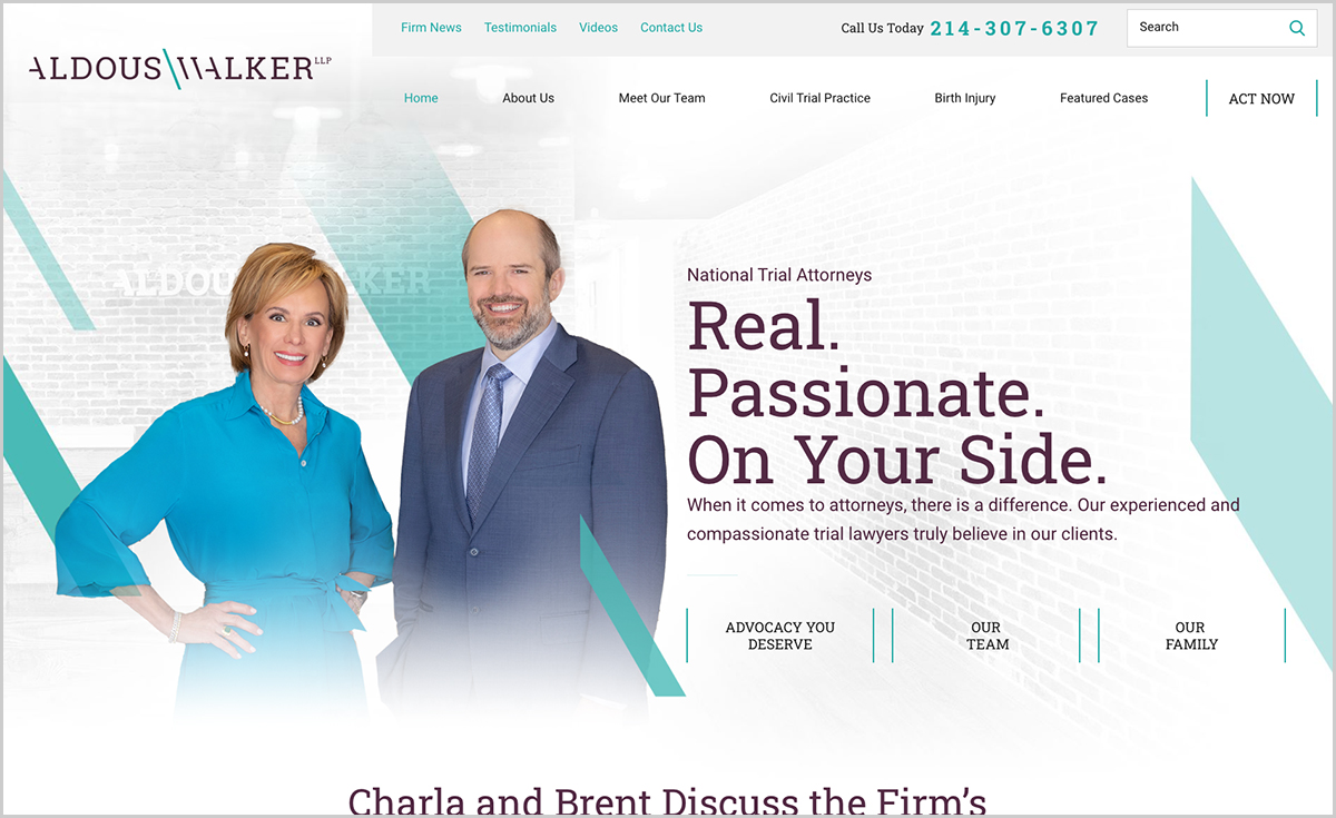 Albous Walker Best Law Firm Website Designs